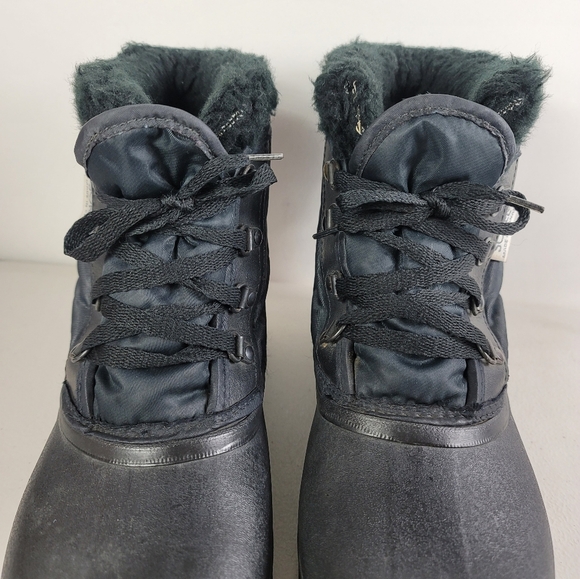 Sorel Vintage All Black Short Snow boots Size 10 - Picture 8 of 10
